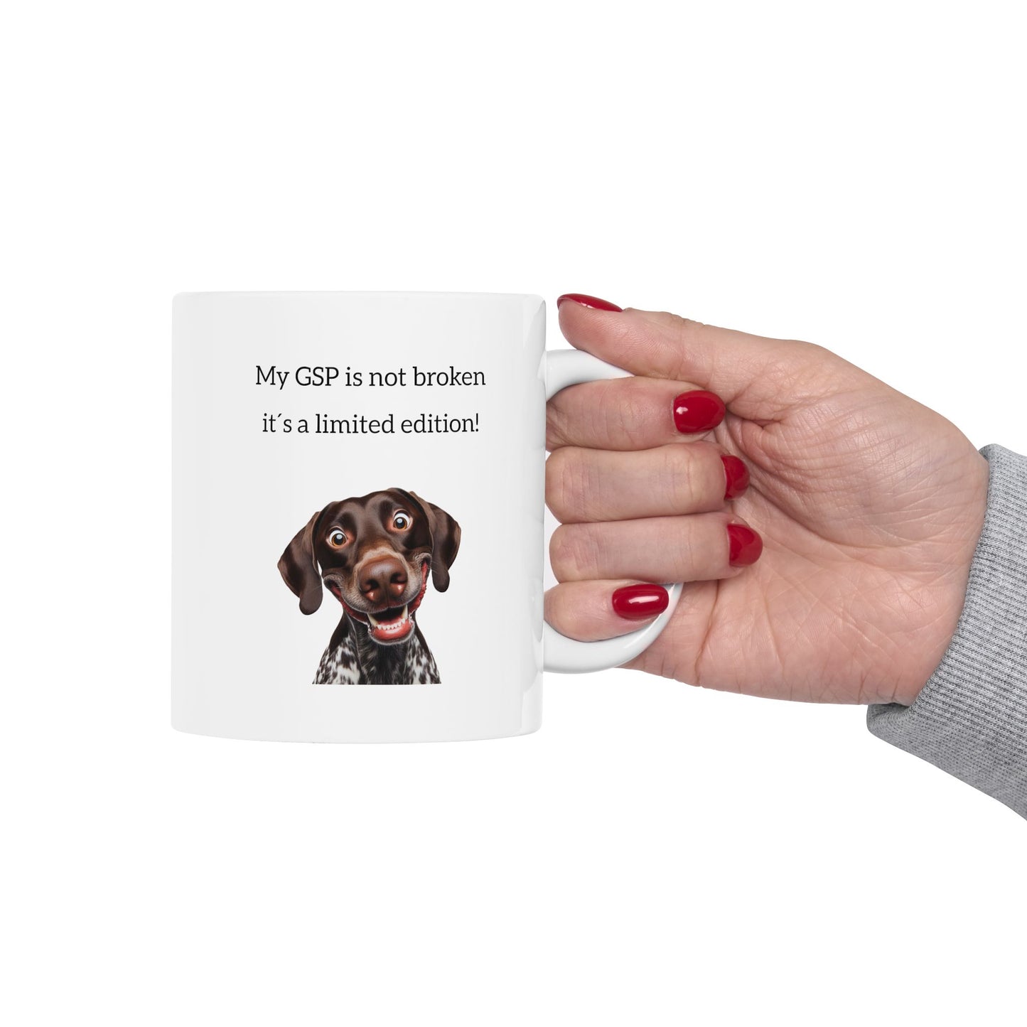 Introducing our "limited edition" German Shorthaired Pointer mug