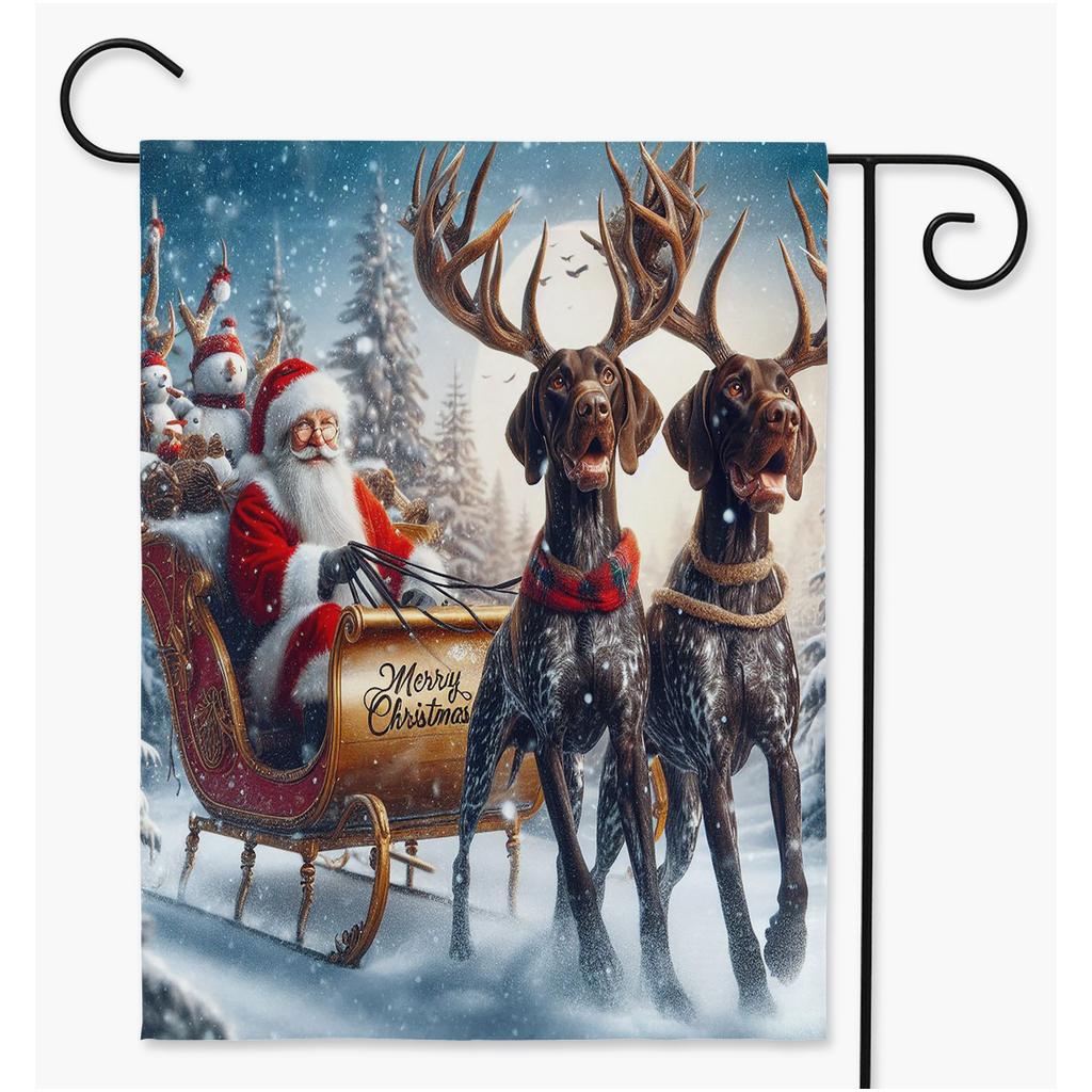 Yard Flags - Merry Christmas Theme 2