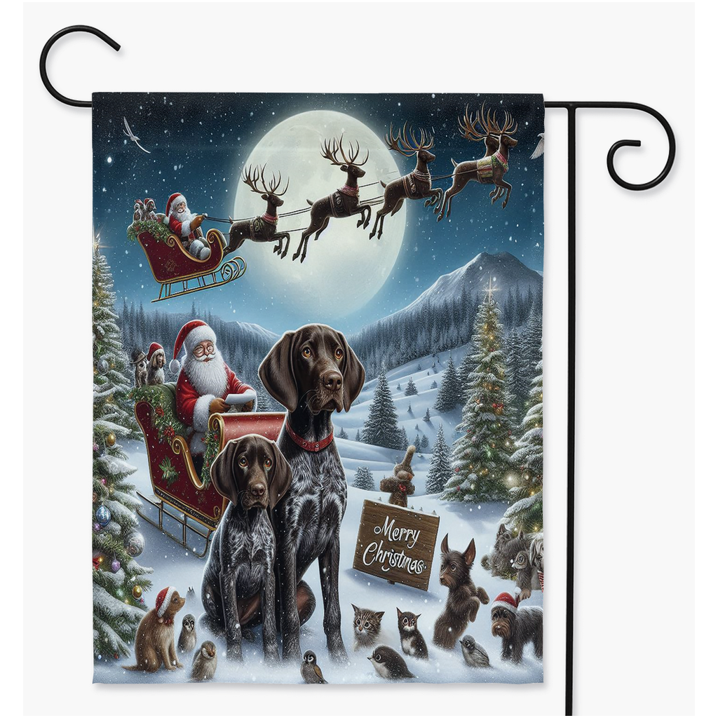 Yard Flags - Merry Christmas Theme 1