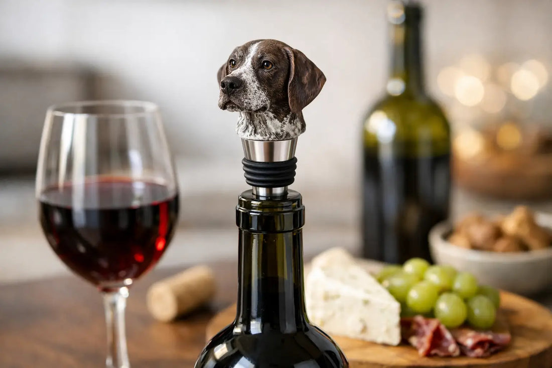 GSP Wine Stopper for Dog People With Good Taste
