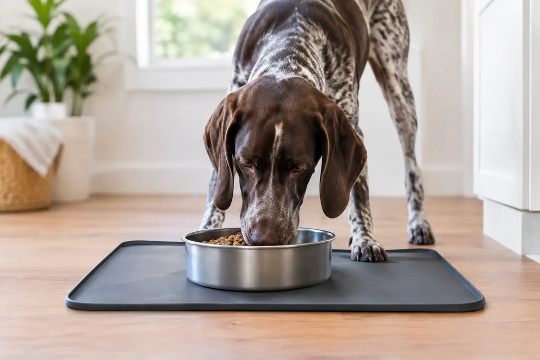 Dog Placemat Reviews for GSP Mealtime Chaos