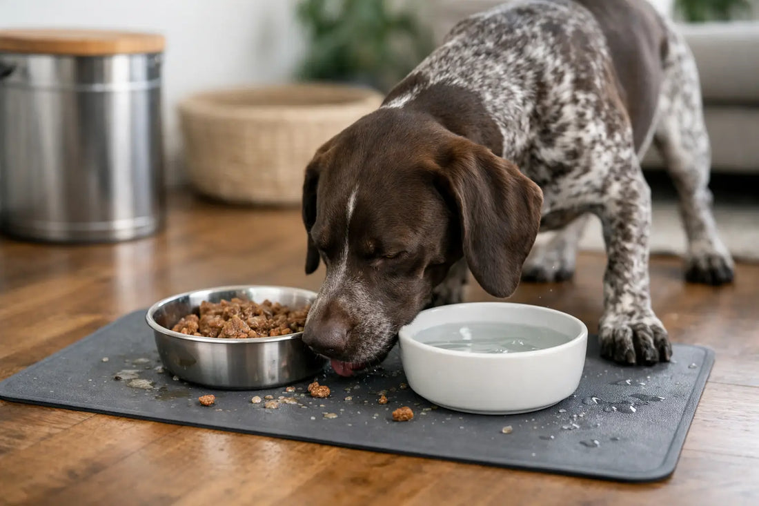 How to Choose Dog Placemats for Messy GSPs