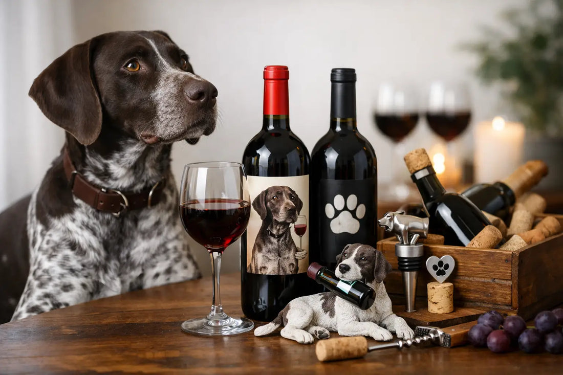 Dog Wine Gifts for German Shorthaired Pointer Fans