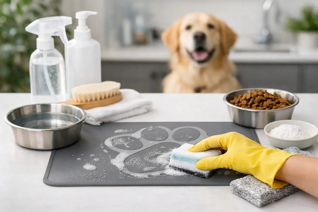 How to Clean Pet Placemats Without the Funk