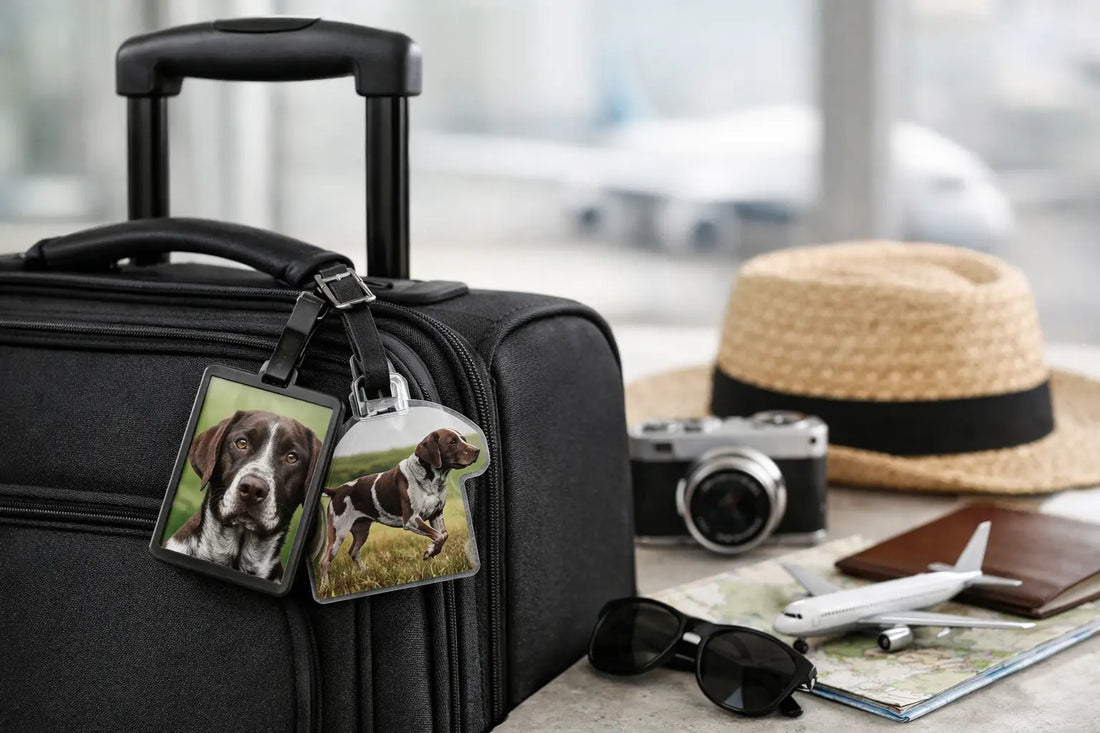 German Shorthaired Pointer Luggage Tags for GSP Trips